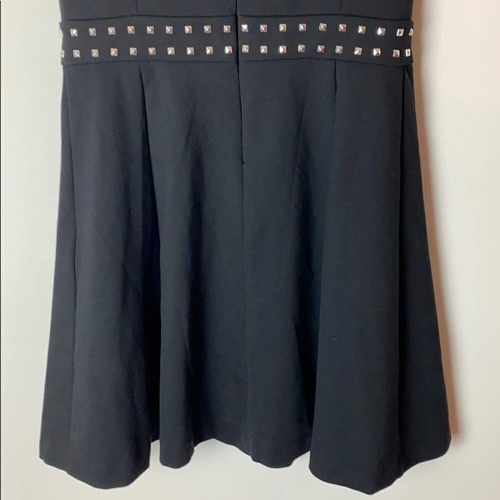 Michael Kors Studded Zipper-Trim Dress Black Small - Picture 10 of 10